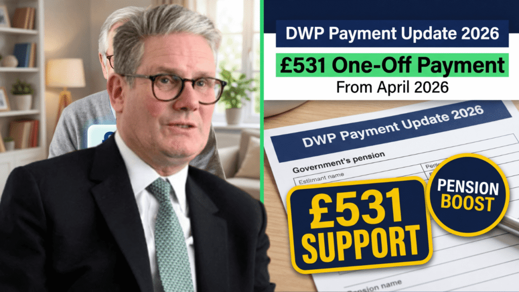 DWP Officially Confirms £531 One-Off Payment for Elderly Pensioners – Payments Start From April 2026