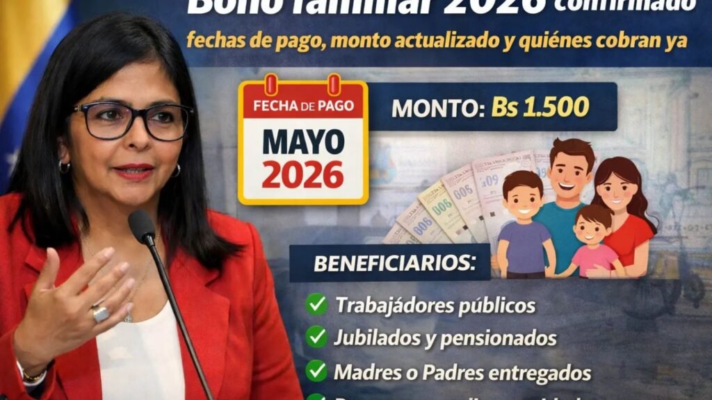 Bono familiar 2026 confirmado