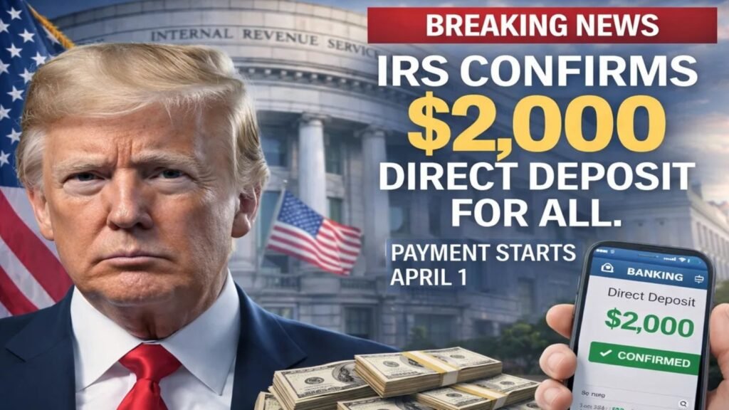 IRS Confirms $2,000 Direct Deposit