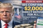 IRS Confirms $2,000 Direct Deposit